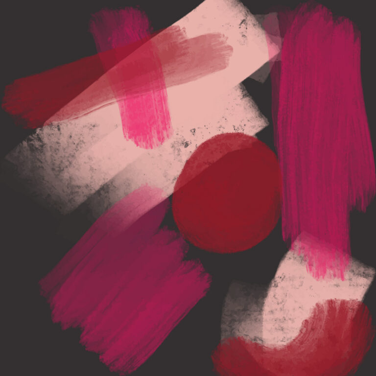 Abstract hand painted background design